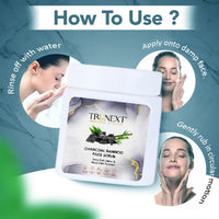 Trunext Charcoal Bamboo Face Scrub 200 ml