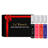 La French Sassy Mini Gift Set Perfumes for women 4 x 10 ml