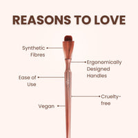 Iris Cosmetics Luminous HD Lip Brush & Eyebrow Brush