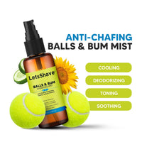 LetsShave Balls Trimmer and Balls Balls Balm Combo for Men