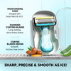 LetsShave Pro Compact Head Shaving Razor for Men – 6-Blade Razor with Pivot Head, Moisturizing Strip & Anti-Slip Grip | 1 Handle + 2 Blades with Travel Case
