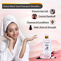 Trunext Onion & Black Seed Shampoo 300 ml