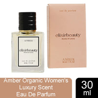 Elixir Beauty Amber Organic Women's Luxury Perfume Eau De Parfum For Her