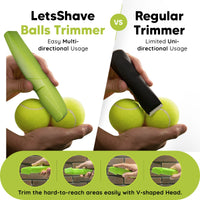 LetsShave Balls Trimmer for Men with Grooming Head