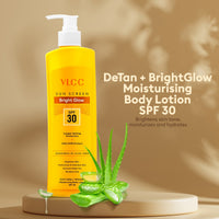 VLCC Bright Glow Sunscreen Body Lotion SPF 30 PA+++ - 350ml