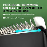 LetsShave Beard Body & Head Trimmer for Men with 2 Combs, 38th Length, 90 Min Runtime, Rechargeable & Waterproof, Full Body Trimmer, Suitable for Beard, Body and Head