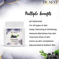 Trunext Charcoal Bamboo Face Scrub 200 ml