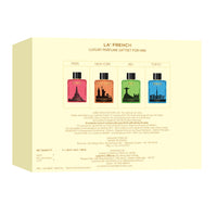 La French City of Dreams Perfume Gift Set for men 4x20 ml