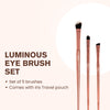 Iris Cosmetics Luminous Eye Brush Set 5 Pieces