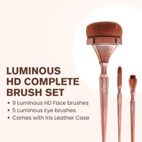 Iris Cosmetics Luminous Complete Brush Set