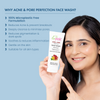 La Pink Acne & Pore Perfection Face Wash with White Haldi for Acne Reduction & Even Skin Tone Pack of 2