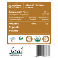 Vlado's Himalayan Organics Triphala Churna Powder – 100 gm