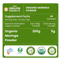 Vlado's Himalayan Organics Moringa Superleaf Powder – 200 gm