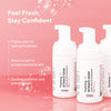 CosIQ Foaming F2 Intimate Wash for Women, 100ml (Pack of 2)