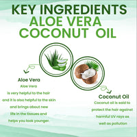 Trunext Natural Aloe Vera & Coconut Hair Oil With Natural Herb Extracts 200 ml