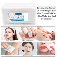 Majestique Facial Cotton Pads, Makeup Removing Wipes 460 Wipes