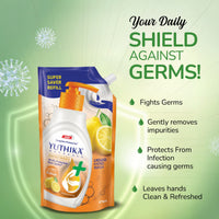 Yuthika Germ Protection Lemon Hand Wash Refill 675 ml