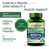 Vlado’s Himalayan Organics Glucosamine Chondroitin MSM Tablets | Cartilage & Joint Support Supplement | Glucosamine for Joint Relieves Pain and Stiffness | Added Collagen peptides, Curcuma, Vitamin D & Boswellia - Pure Veg Formula - 120 Vegetarian Tablets
