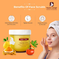 Passion Indulge Natural Papain D10 Face Scrub 200 gm