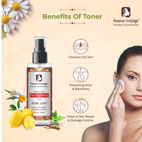 Passion Indulge Pearl Light Toner for Skin Lightening and Spot Reduction 100 ml