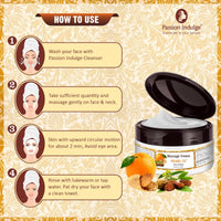 Passion Indulge Pearl-Ce Face and Body massage cream with Vitamin C & E 250 gm