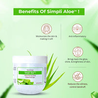 Passion Indulge Simpli Aloe Multipurpose Natural Aloe vera Gel
