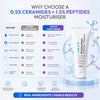 CosIQ CPM 2% Ceramides with Peptides Moisturizer for Intense Moisturizing and Skin Strengthening, 100ml (Pack of 2)