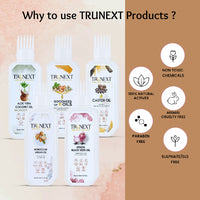 Trunext Cold Pressed Pure Castor Hair Oil 200 ml