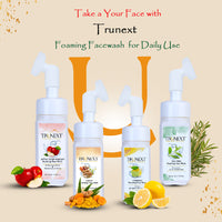 Trunext Ubtan Foaming Face Wash With Brush 150 ml