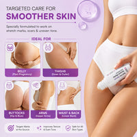 Cos-IQ Stretch Marks Removal Roll-On Serum (Pack of 3 X 40ml Each), with Striover, Scar Removal, Uneven Skin Tone, All Skin Types, 120ml
