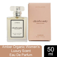 Elixir Beauty Amber Organic Women's Luxury Perfume Eau De Parfum For Her