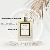 Elixir Beauty Amber Organic Women's Luxury Perfume Eau De Parfum For Her