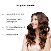 ThriveCo Cold-Pressed Jamaican Black Castor Oil for Hair, Skin, Eyebrows, Eyelashes & Nails 50 ml
