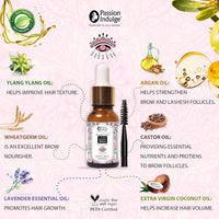 Passion Indulge Eye serum for Growth of Eye Lashes and Eye Brow 10 ml