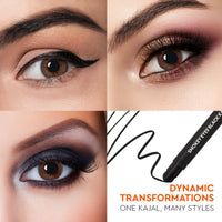 VLCC Smokey Eyes Kajal - Black 0.7 gm Pack of 2