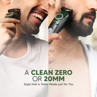 LetsShave Beard Body & Head Trimmer for Men with 2 Combs, 38th Length, 90 Min Runtime, Rechargeable & Waterproof, Full Body Trimmer, Suitable for Beard, Body and Head