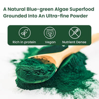 Vlado's Himalayan Organics Spirulina Superfood Powder – 100 gm