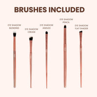 Iris Cosmetics Luminous Eye Brush Set 5 Pieces