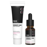 ThriveCo Goodbye Acne Kit | Serum (10ml) & Face Wash (25ml)
