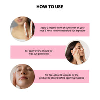 ThriveCo Broad Spectrum Sunscreen SPF 50+ Pa++++ Dewy Finish 30ml