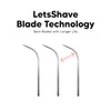 LetsShave Evior 3 Sensitive Blade Refills/Cartridges (Pack of 4)