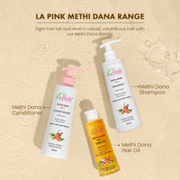 La Pink Methi Dana 8-in-1 Shampoo for Hair Fall Control Pack of 2