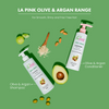 La Pink Olive & Argan Shampoo for Smooth and Shiny Hair Pack of 2