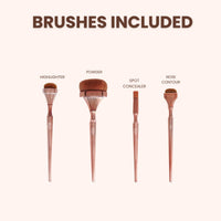 Iris Cosmetics Luminous Face Brush Set