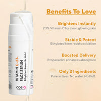 CosIQ Vitamin C-23% Face Serum, 30ml (Pack of 3)