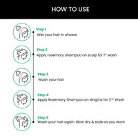 ThriveCo Restorative Hair Growth Kit | Hair Growth Serum 2.0 | Hair Vitalizing Rosemary Shampoo 300 ml