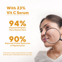 CosIQ Vitamin C-23% Face Serum, 30ml (Pack of 3)