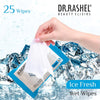 DR.RASHEL Ice Fresh Face Wet Wipes pack of 2 25 gm