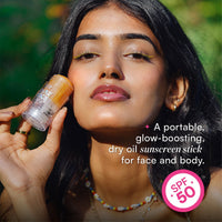 Gush Beauty Glow Stick SPF50 PA++++ UVA+ UVB Glowy Highlighter Sunscreen Stick