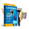 LetsShave Pro 4 Value Set (1 Razor Handle + 4 Bldes) Pack of 4